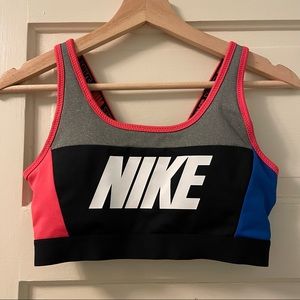 Nike colorblock sports bra